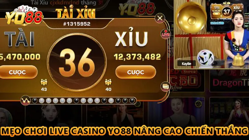 Live Casino Yo88 - Điểm đến lý tưởng bậc nhất Châu Á 2 Mẹo chơi Live Casino Yo88 nâng cao chiến thắng